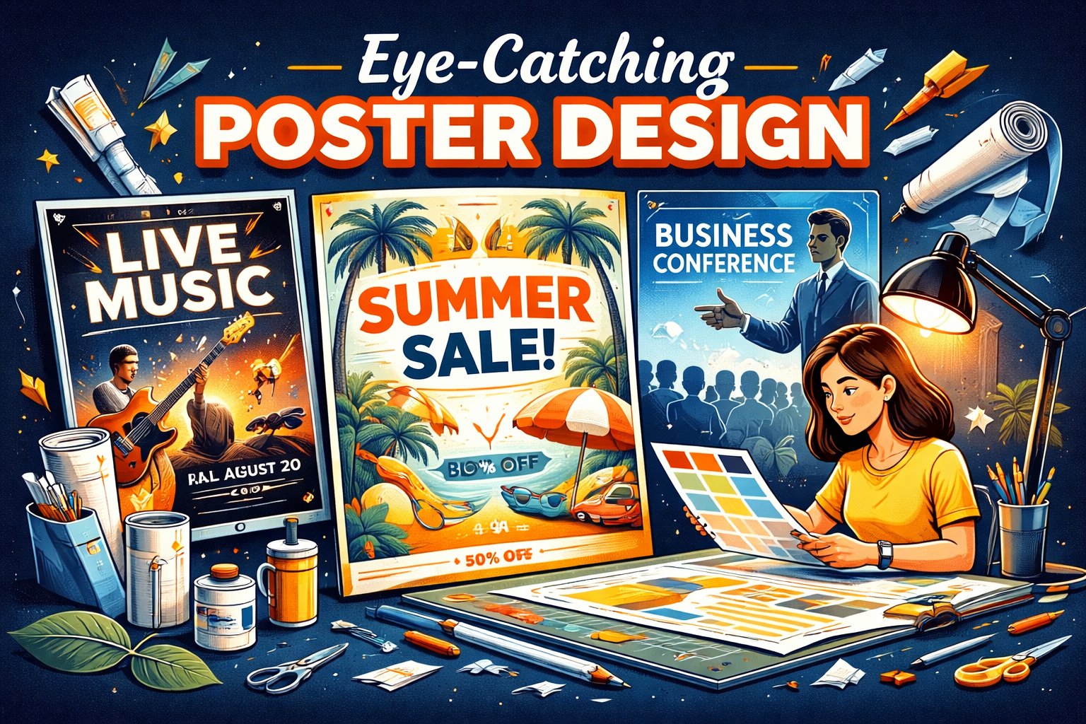 Poster, Banner & Flex Design